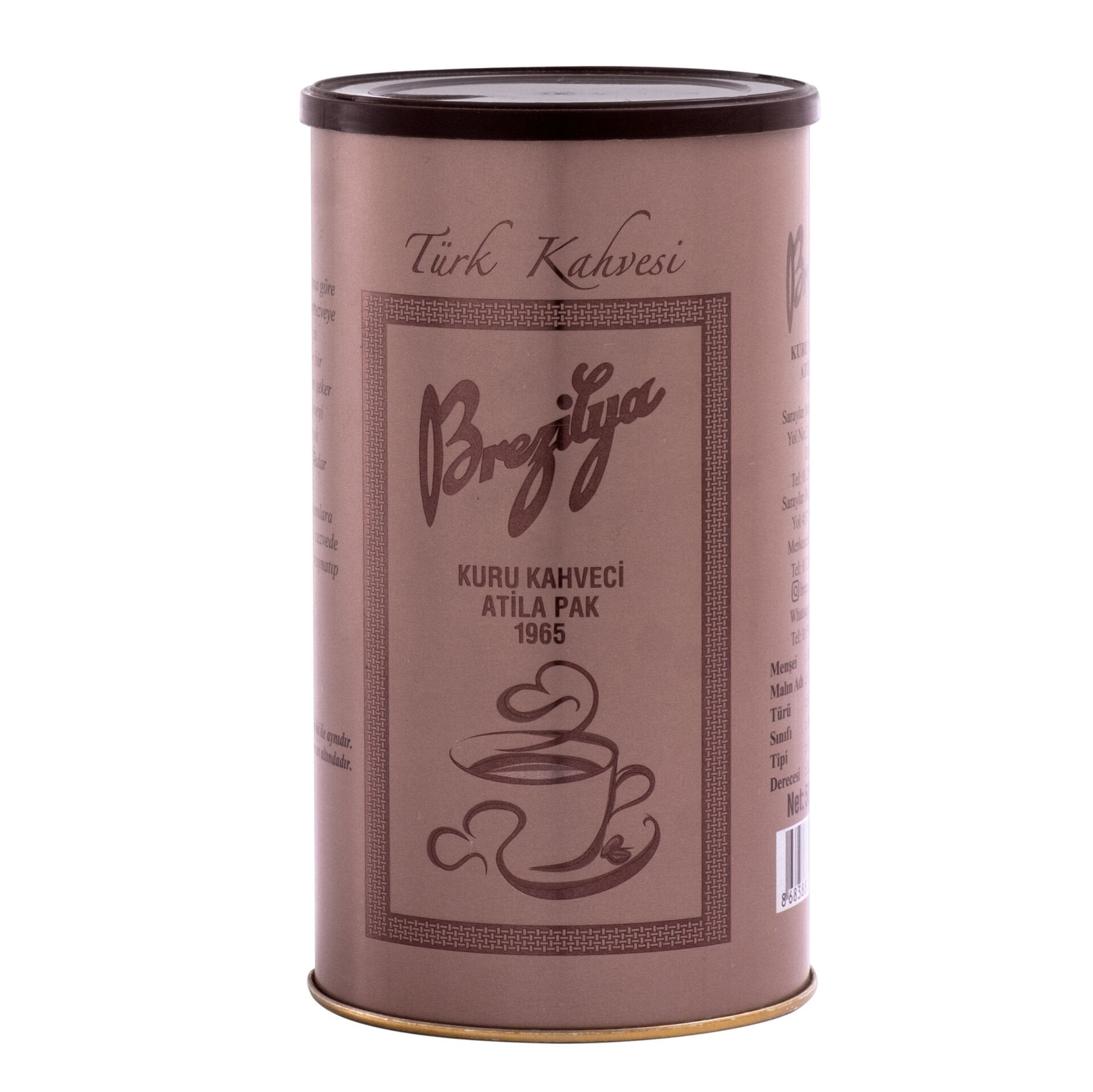 BREZİLYA 500 GR TENEKE KUTU KAHVE
