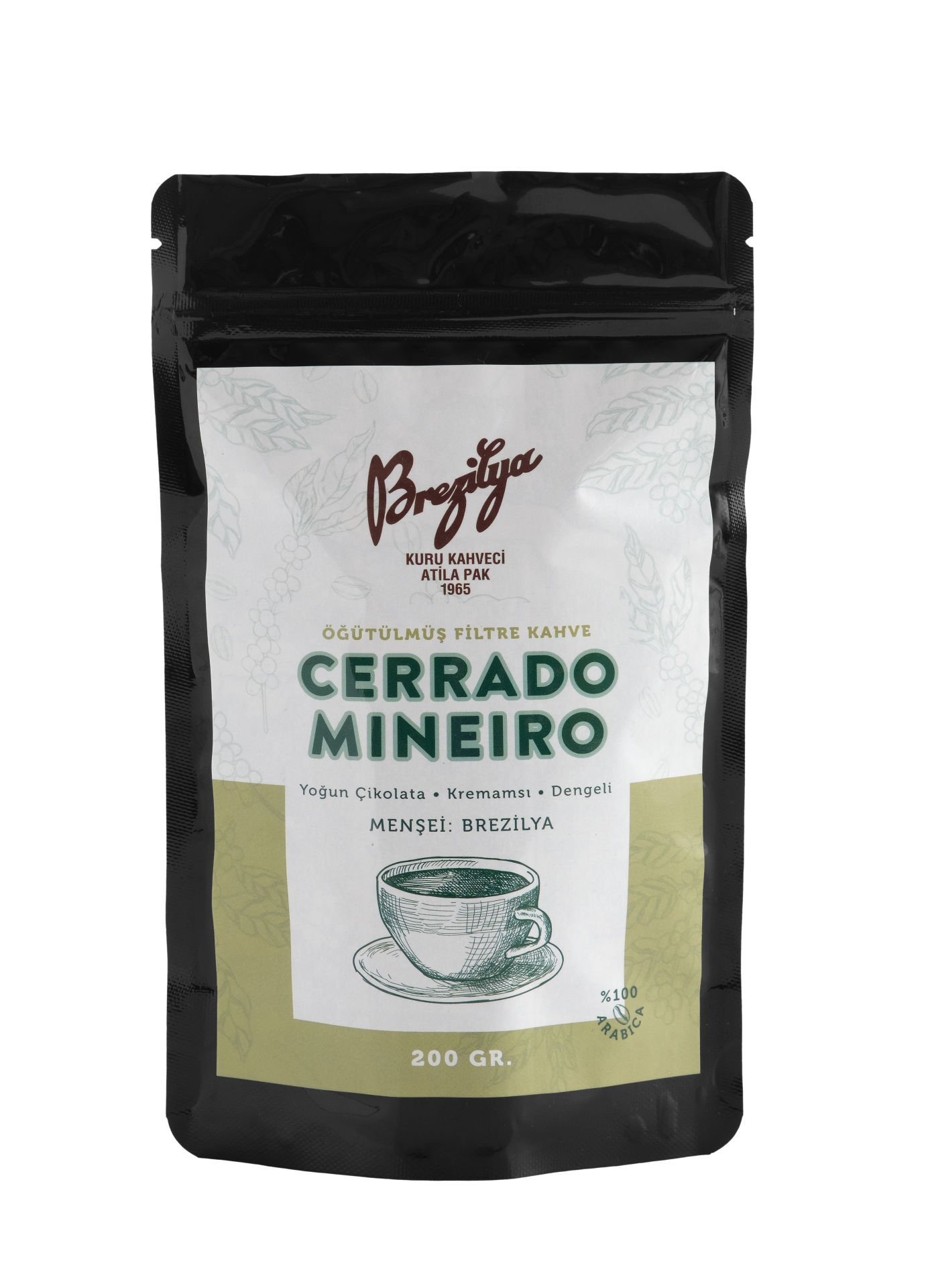 CERRADO MINEIRO ÖĞÜTÜLMÜŞ FİLTRE KAHVE 200 GR