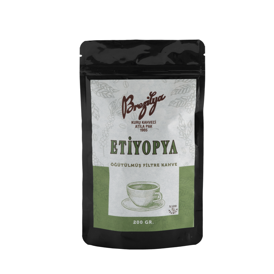 ETİYOPYA ÖĞÜTÜLMÜŞ FİLTRE KAHVE 200 GR