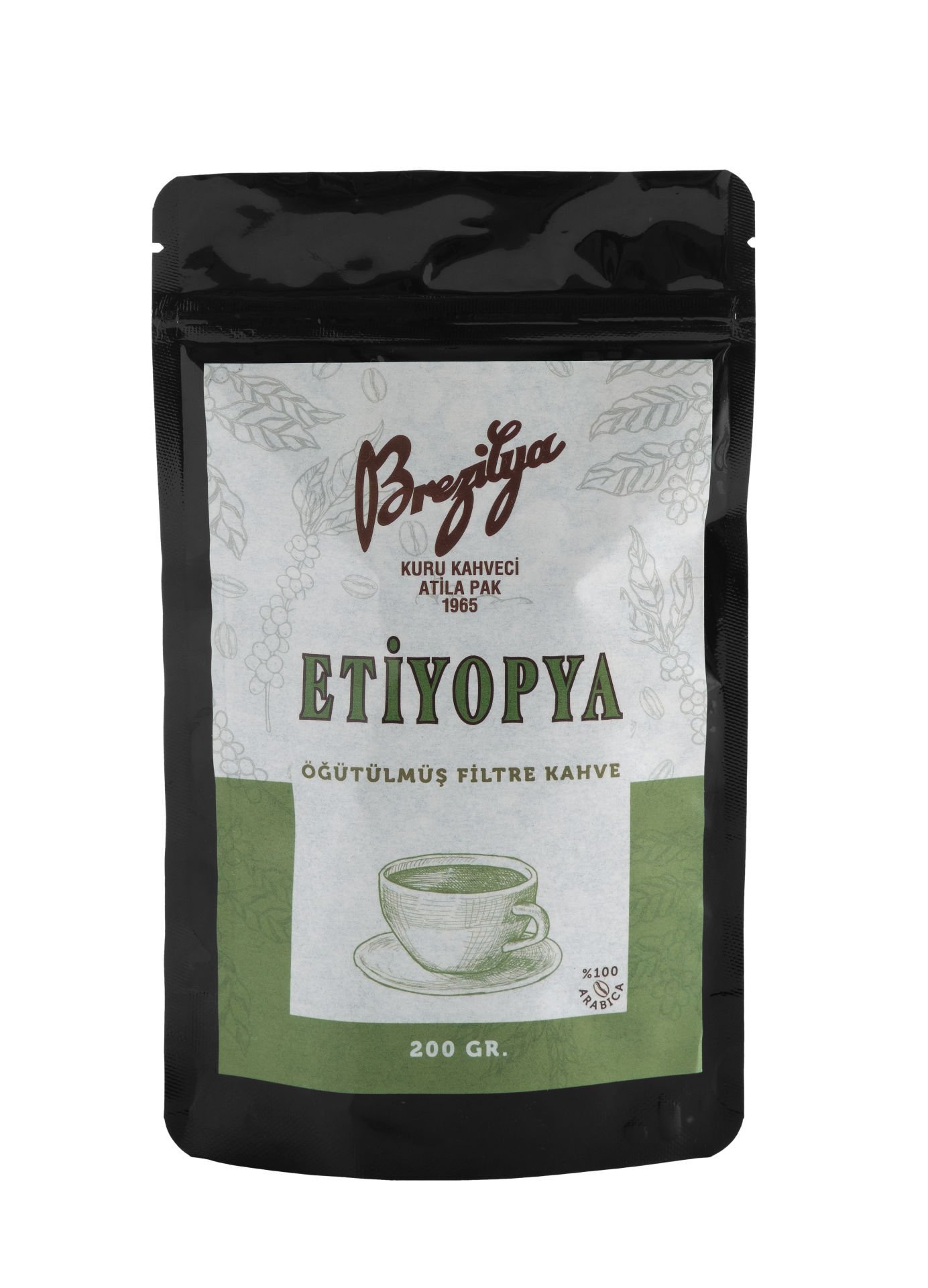ETİYOPYA ÖĞÜTÜLMÜŞ FİLTRE KAHVE 200 GR