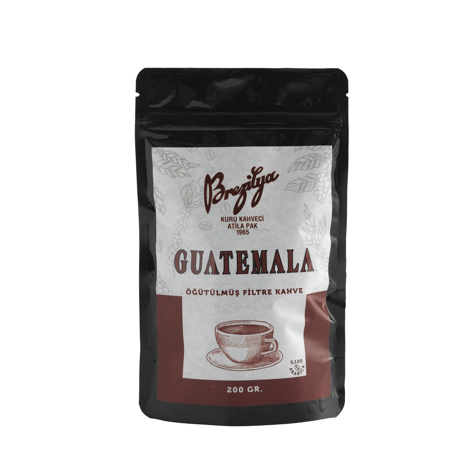 GUATEMALA ÖĞÜTÜLMÜŞ FİLTRE KAHVE 200 GR