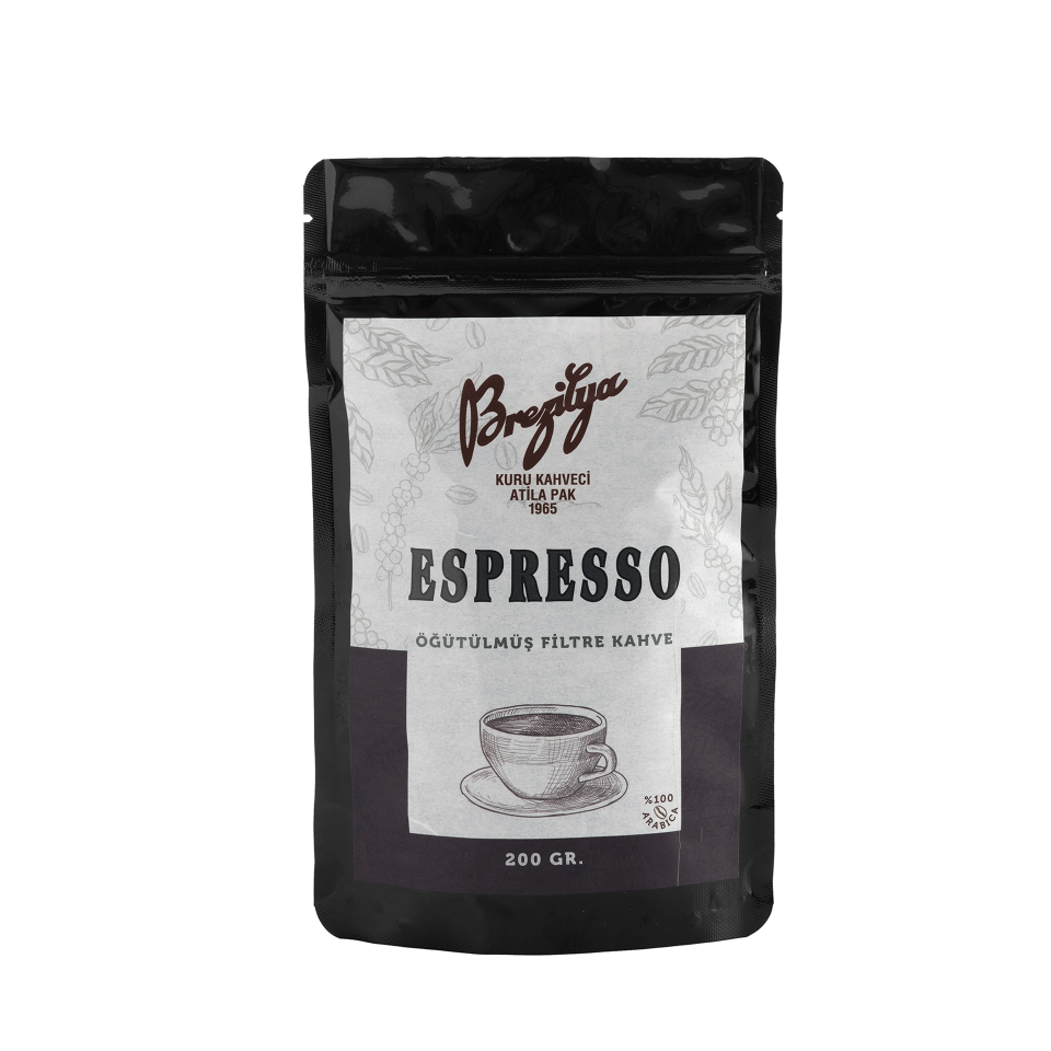 ESPRESSO ÖĞÜTÜLMÜŞ FİLTRE KAHVE 200 GR