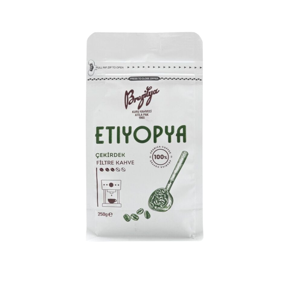 ETİYOPYA  ÇEKİRDEK KAHVE 250 GR