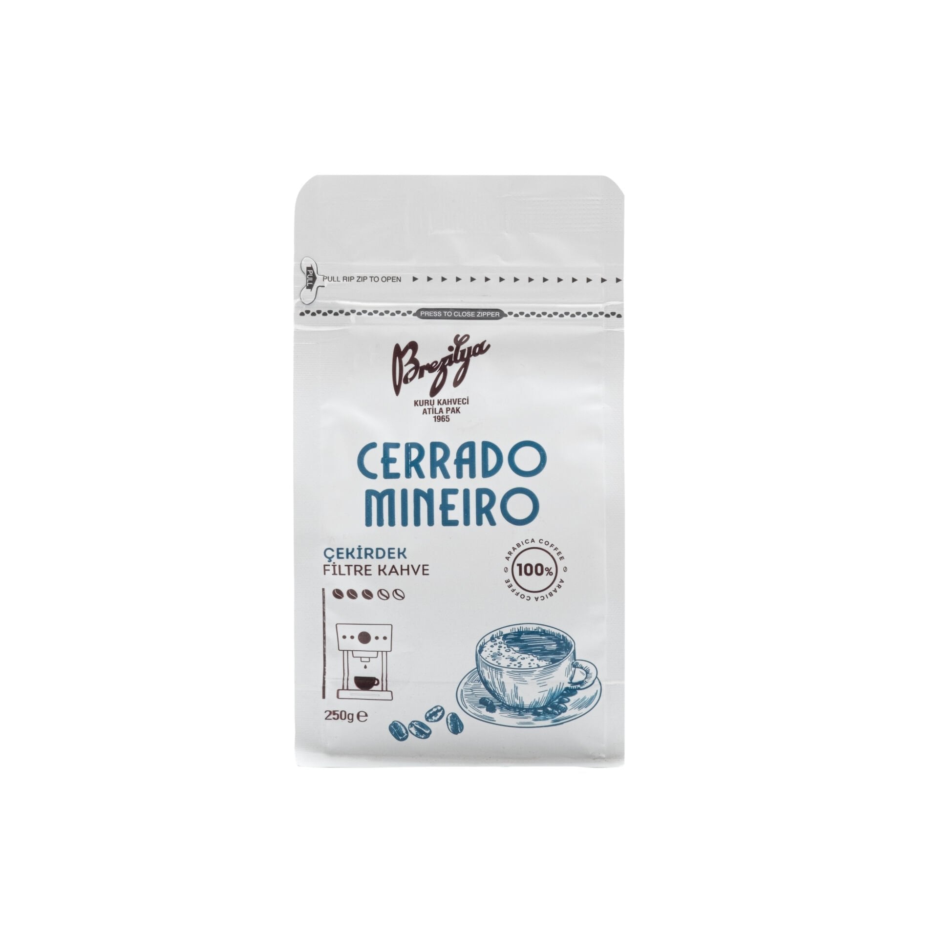 CERRADO MİNEİRO ÇEKİRDEK KAHVE 250 GR