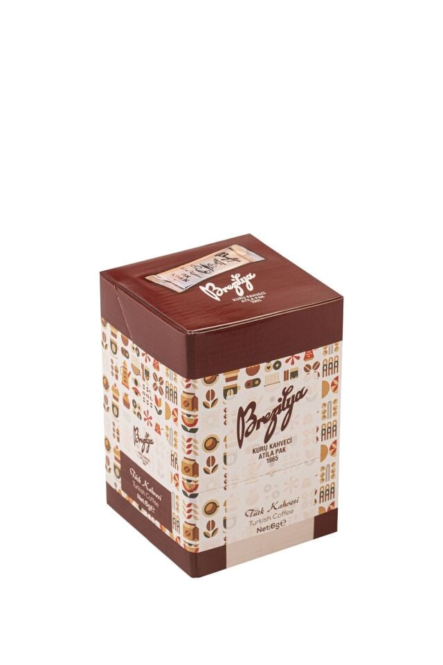 Brezilya Tek İçimlik Türk Kahvesi 12'li Paket